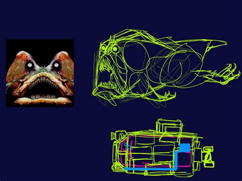 My depiction of both the Iron Lung and the Frog .